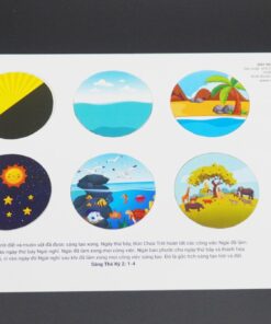 Thị cụ dán hình Bảy ngày sáng tạo